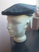 Beret robotniczy PRL czarno-szary rozmiar 56