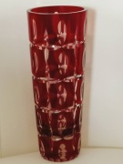 **RUBINOWY wazon kryształ Nachtmann 1970+