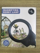 Lupa modelarska szkło powiększające LED montaż do stołu detale diorama