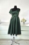 Sukienka wieczorowa M Butelkowa zielen Piankowa Asos desing