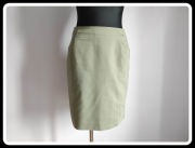 H&M ołówkowa spódnica khaki 40 L bawełniana