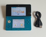 Nintendo 3DS niebieski przerobiony CFW Luma region swap