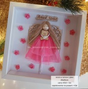 Anioł w ramce z plexi 