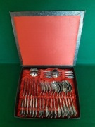 Sztućce Rosyjskie Srebrzone w Kasecie. NIEUŻYWANE!