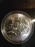 Moneta 2 pounds Królewskie herby srebro 999 1 oz uncja 2022