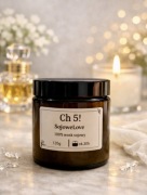 Świeca sojowa zapachowa CH5! – 100% wosk sojowy, 120g