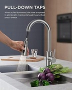 FORIOUS  Bateria zlewozmywakowa kuchenna z wyciąganą wylewką