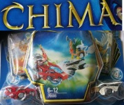 klocki chima 2 pojazdy speedorz na napęd 2 figurki 2 klucze napędy speedor