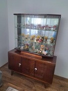 Kredens pokojowy z PRL-u wysoki połysk 151x113x40