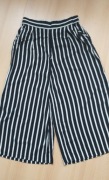H&M spodnie kuloty cullote w paski r.44