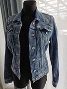 kurtka Jeansowa katana na guziki regulowany tył Closed rozmiar M 38