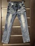 Spodnie jeans marki Rocawear granatowe 164
