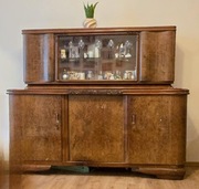 Bufet Art Deco – Orzech, lata 30/40. Piękna czeczota