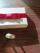 Obrączka srebrna 925