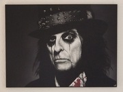Alice Cooper Ręcznie grawerowany obraz... Grawer ... Staloryt 