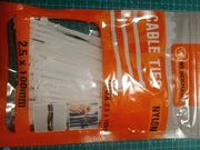 Opaska kablowa Werckmann 2,5 mm x 100 mm 100 szt. BIAŁE