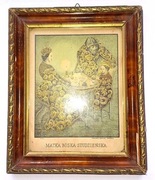 Stary Obrazek Matka Boska Studzieńska 18 x 15 cm