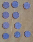 Monety zestaw 10 szt.