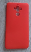 Czerwone silikonowe etui do Huawei Mate 9 
