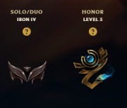 Konto lol IRON 4 *5% WR*