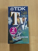 Dwie kasety TDK E-240TVED 