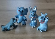 Figurki gumowe PRL zwierzęta retro słoń królik miś foka retro 