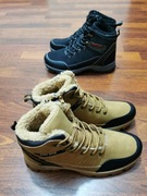 Trekingowe Sportowe Buty Męskie Ocieplane Lekkie 