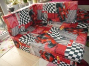 Łóżko dziecięce rozkładane Kubuś rogówka sofka tapczanik narożnik