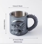 Kubek Xenomorph 3D – Nowoczesny Płaski Kubek do kawy