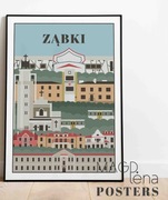 Plakat Ząbki (sam wydruk A3 30x40 cm)