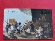 HISZPANIA     - Karta telefoniczna  /  MALARSTWO - GOYA 6/6