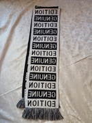 (UNIKAT)Zimowy szalik ciepły GENUINE.Biało-czarny.Moda 2026.Klasyka.Dama