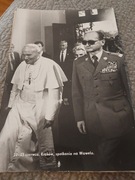 PAPIEŻ JAN PAWEŁ II / GENERAŁ  JARUZELSKI ZDIECIE 1983 R