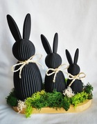 Zajączki dekoracyjne 3 szt 