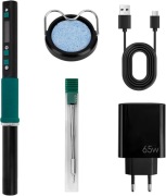 Lutownica precyzyjna zasilanie USB C, 90-450st, zasilacz 65W, nowa
