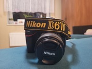 Nikon D610 + 35 mm f/1.8 + 50 mm f/1.8 + ładowarka,akcesoria(Przebieg 9574)