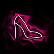 NEON LED SZPILKA SZPILKI dekoracja lampa