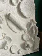 Obraz strukturalny - “Pierożki” 20x20