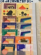 PRL - zestaw etykiet zapałczanych, lata 60/70. Zestaw 9