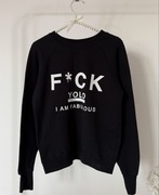 Bluza z nadrukiem czarna S Madonna