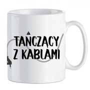 Kubek tańczący z kablami dla elektryka