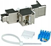 Schrack HSEMRJ6GBA Moduł keystone RJ45 Sfb, kat.6A/klasa Ea,