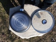 Patelnia Tefal 26 cm z pokrywką indukcja. 