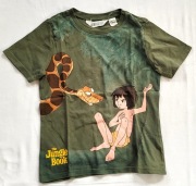H&M t-shirt podkoszulek Księga Dżungli ZIELONA 110