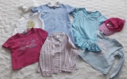 Sukienki,bluzeczki,czapeczka+inne--104--8 sztuk.