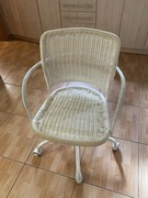 Fotel do komputera Ikea biały