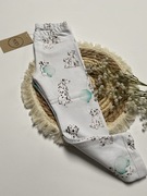 Nowe legginsy pieski dalmatyńczyki 80 bawełniane