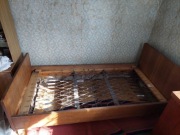 Łóżko stare powojenne