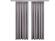2 Pack Zasłony 140x245cm. Zaciemniające Termiczne Na Żabki
