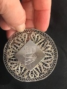 Srebrna Filigranowa Broszka Srebro Filigran